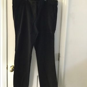 Black Trousers w/flat front pockets